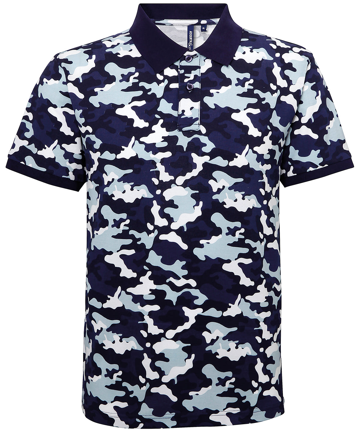 Asquith & Fox Men's Camo Piqué Polo