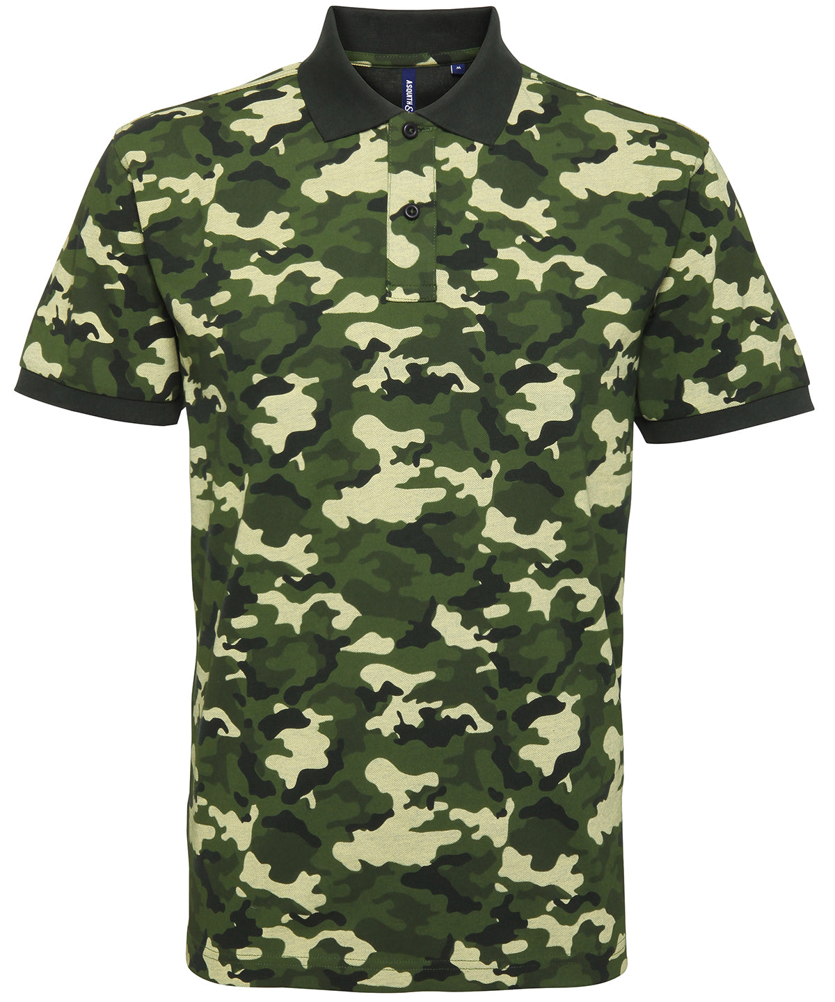 Asquith & Fox Men's Camo Piqué Polo