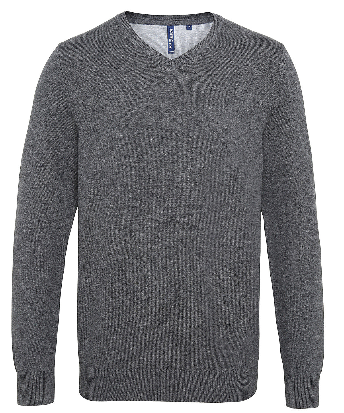 Asquith & Fox Men's Cotton Blend V-neck Sweater