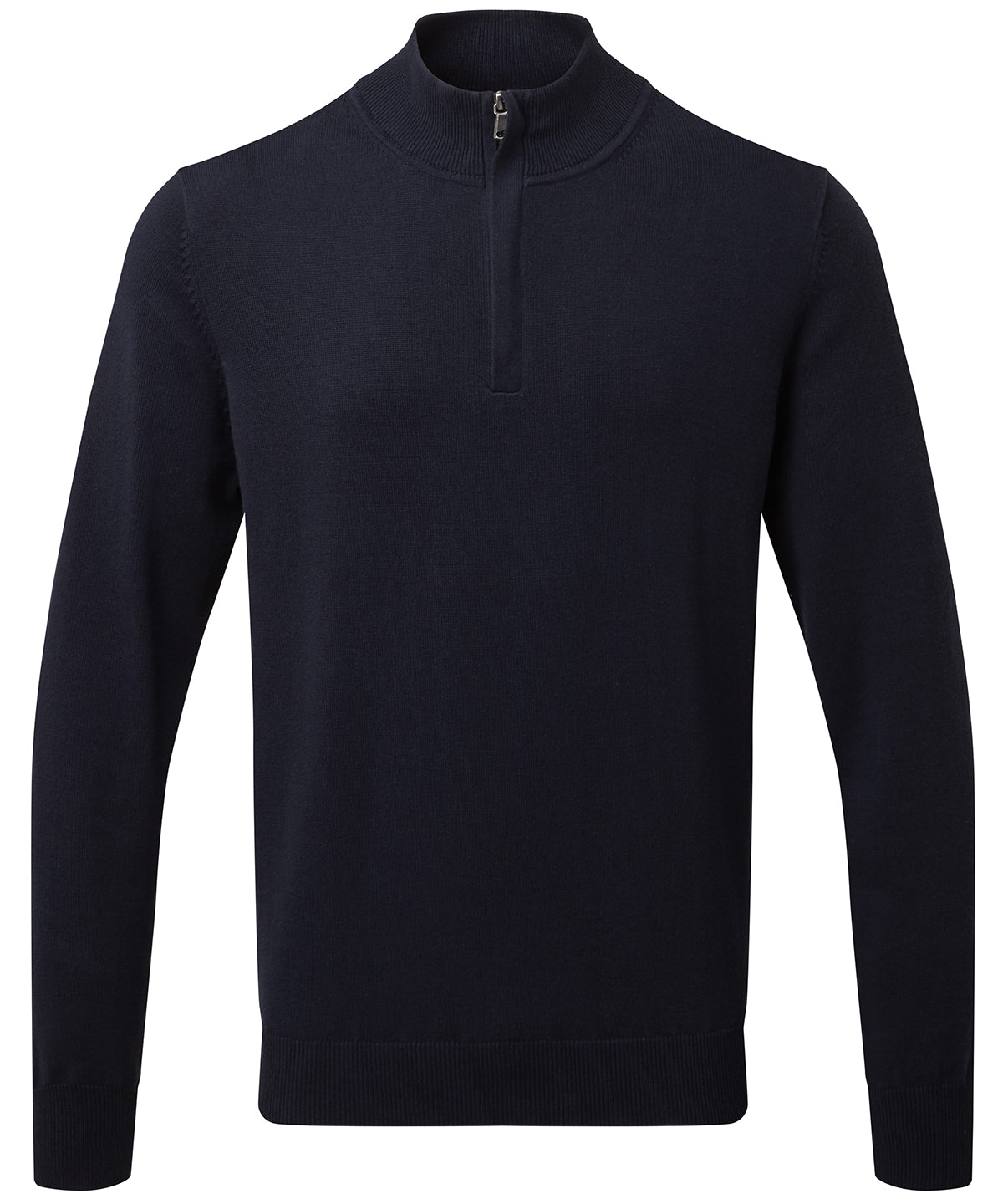 Asquith & Fox Men's Cotton Blend ¼ Zip Sweater