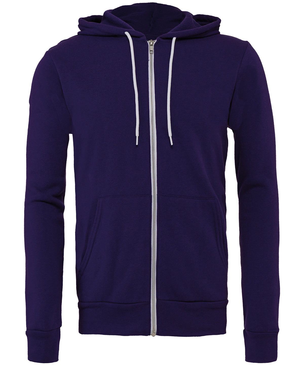 Bella Canvas Unisex Polycotton Fleece Full-zip Hoodie