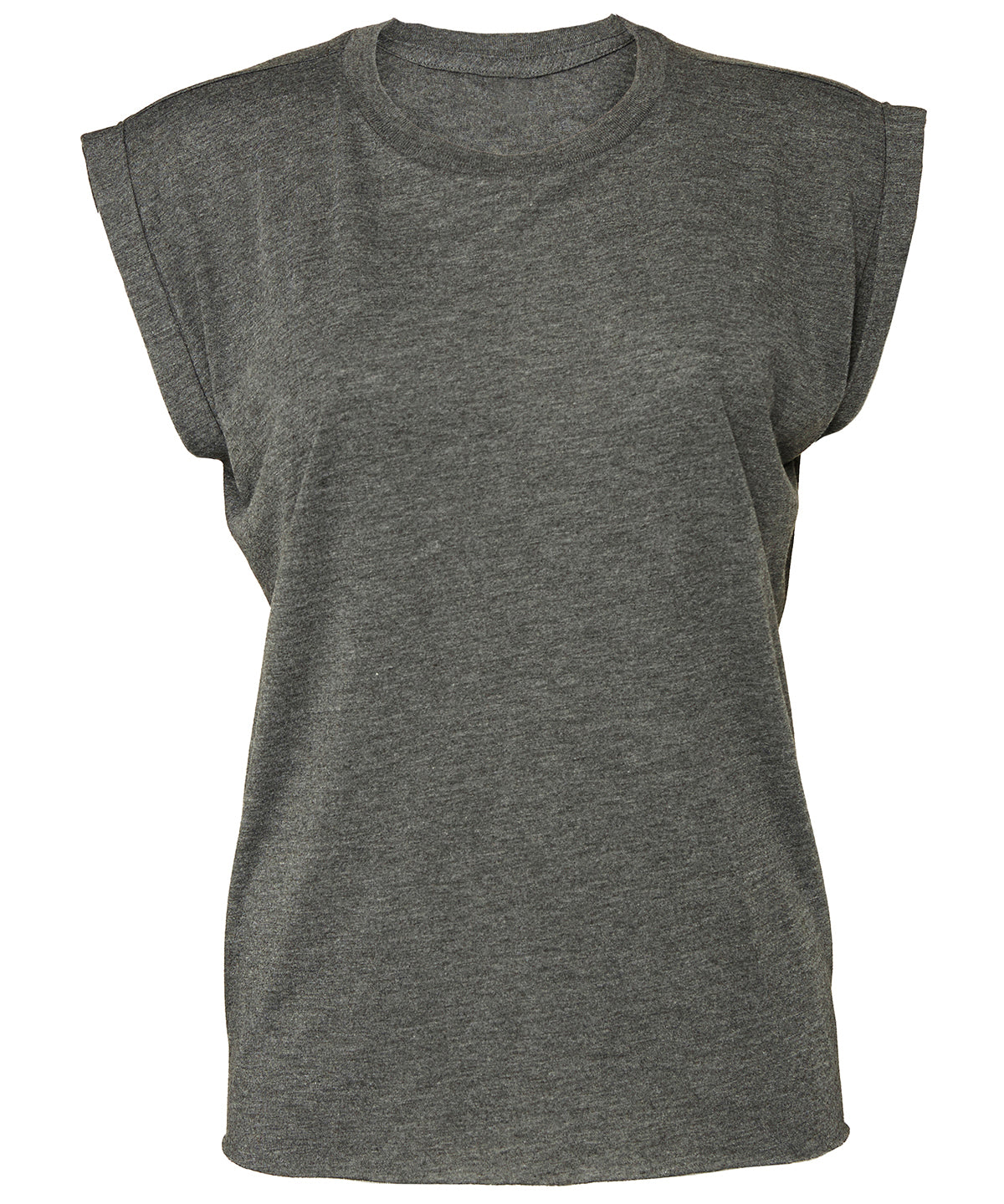 Bella Canvas Women's Flowy Muscle Tee With Rolled Cuff