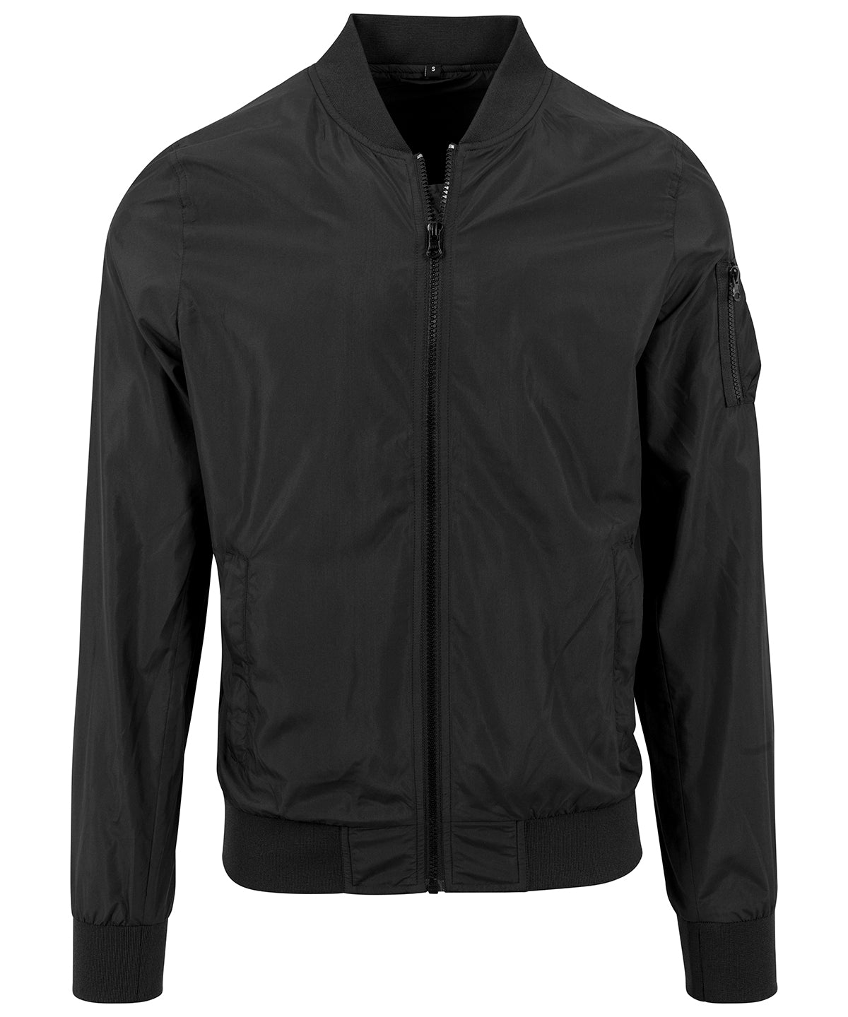 Build Your Brand Nylon Bomber Jacket