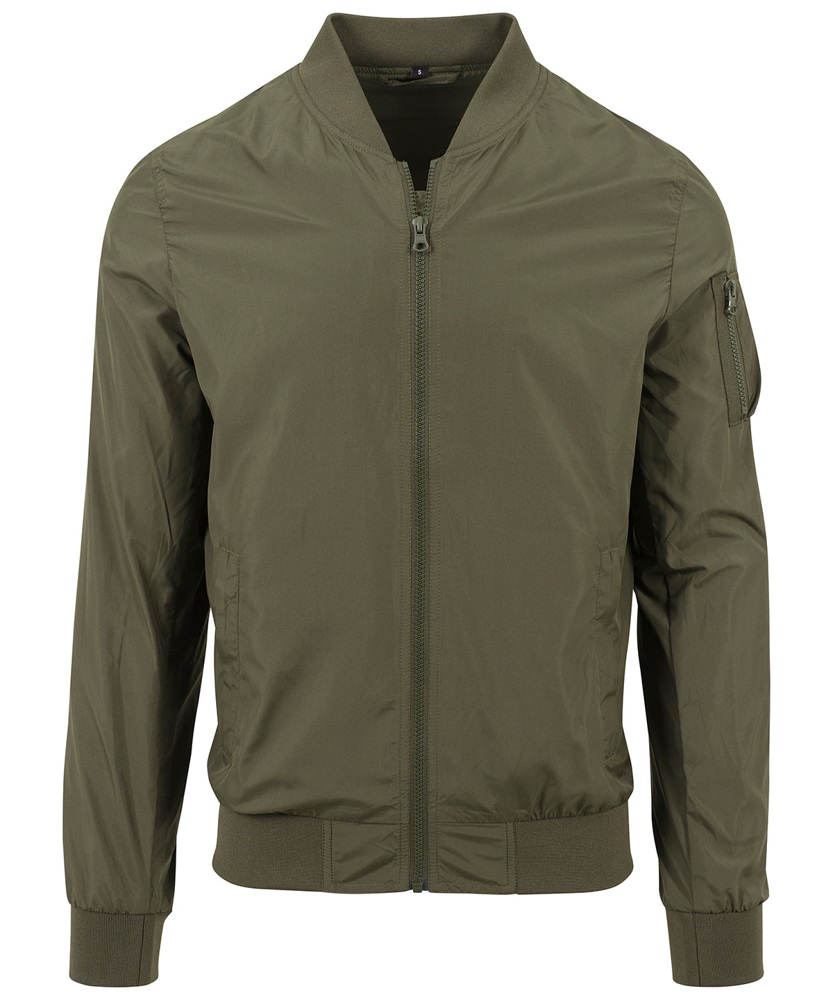 Build Your Brand Nylon Bomber Jacket