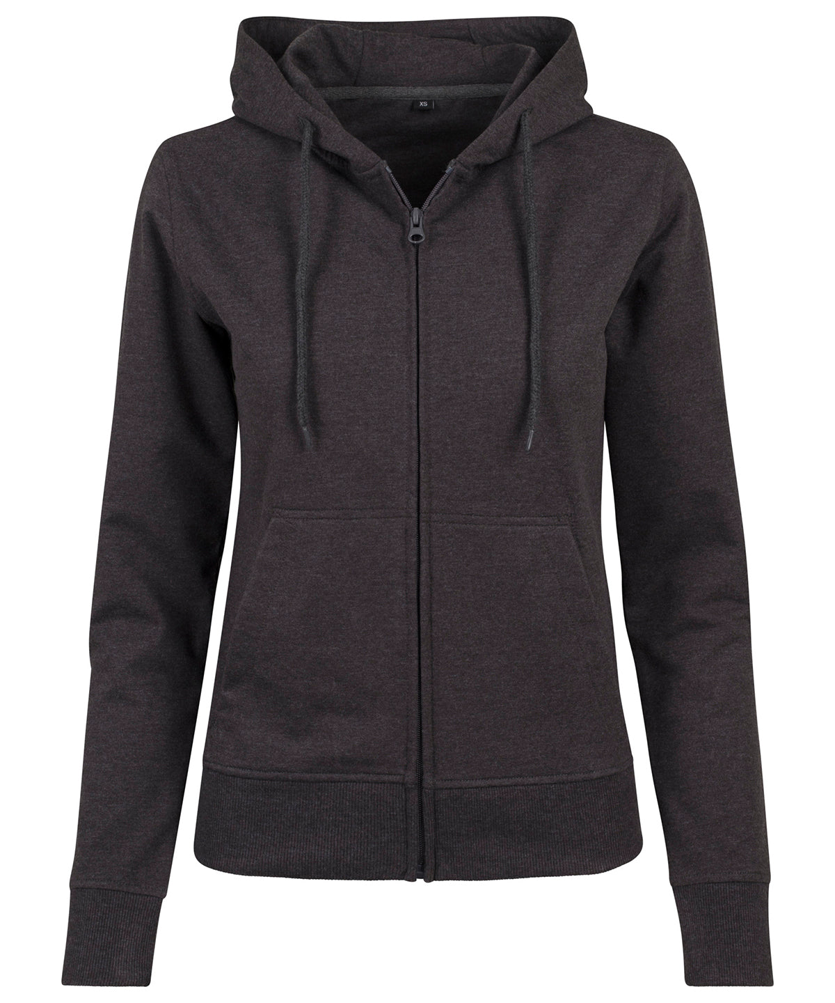 Build Your Brand Women's Terry Zip Hoodie