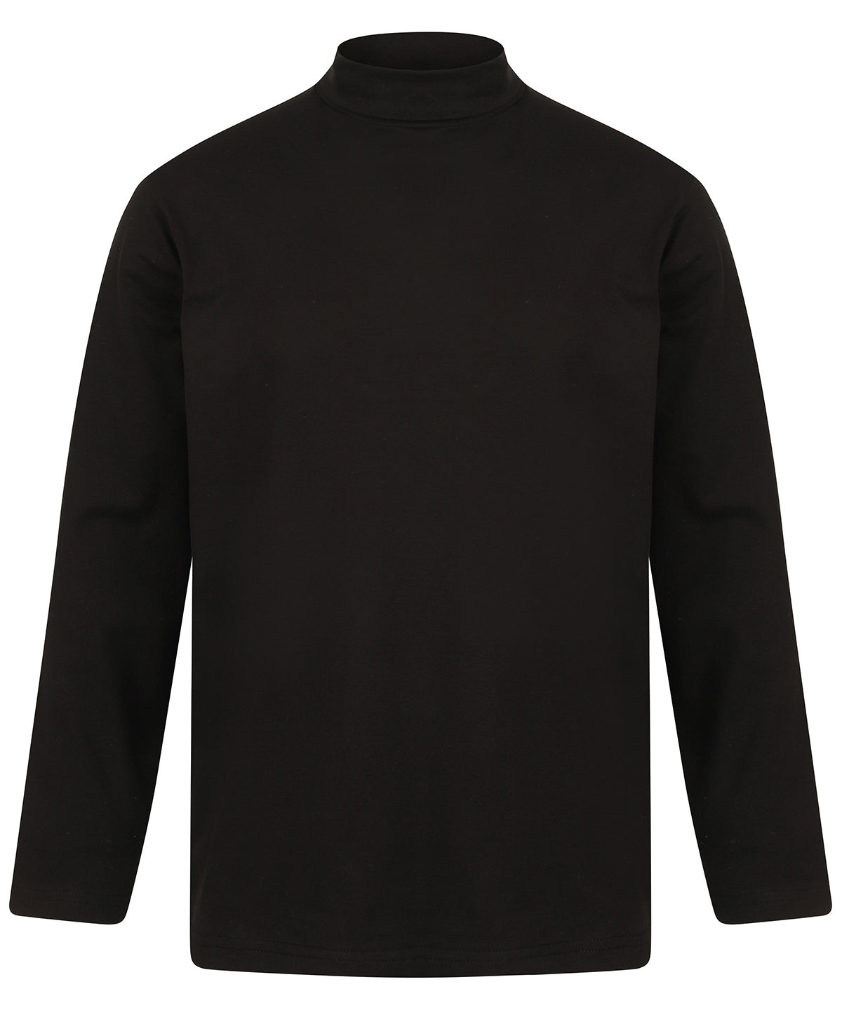 Henbury Long Sleeve Roll Neck Top