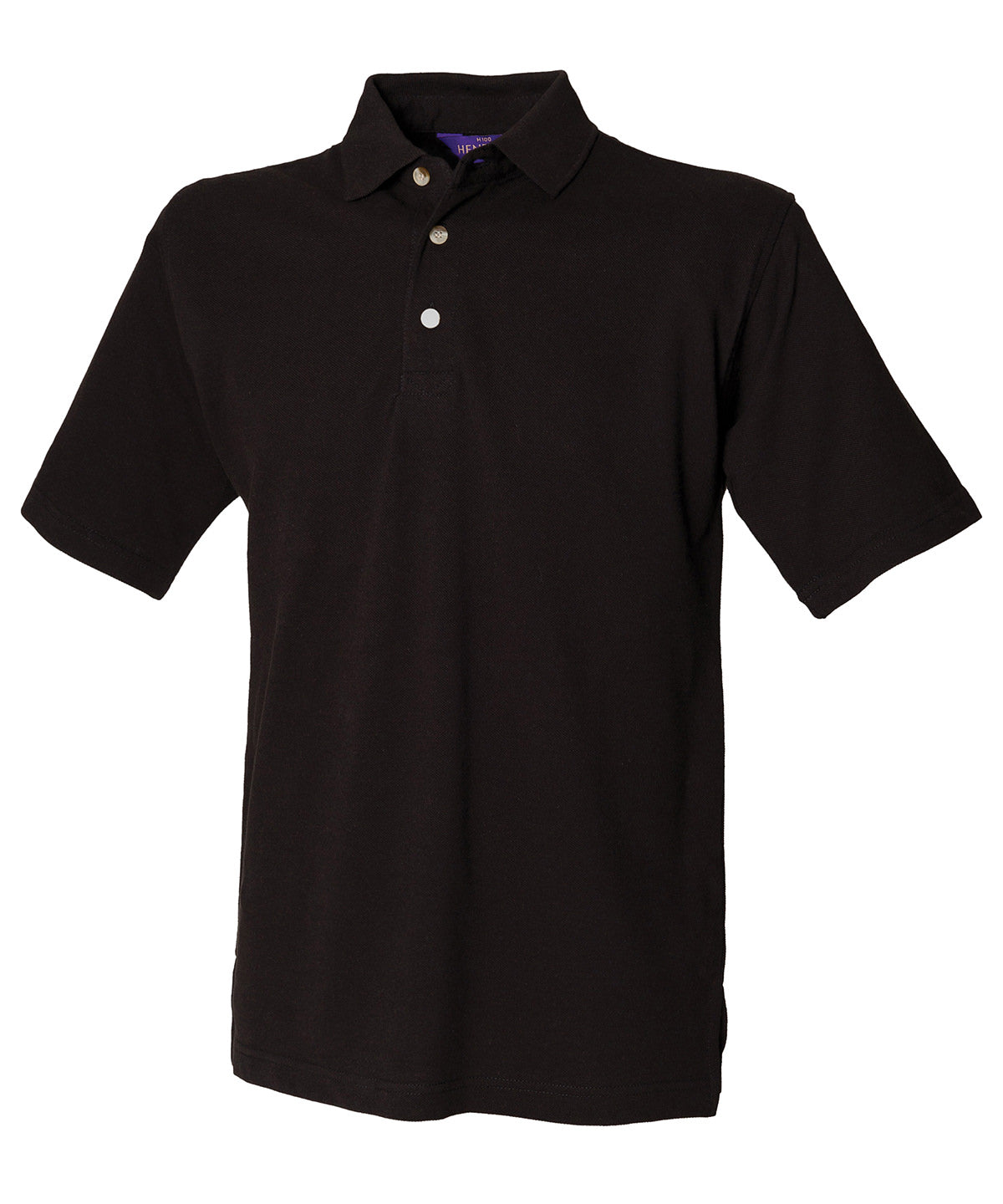 Henbury Classic Cotton Piqué Polo With Stand-up Collar