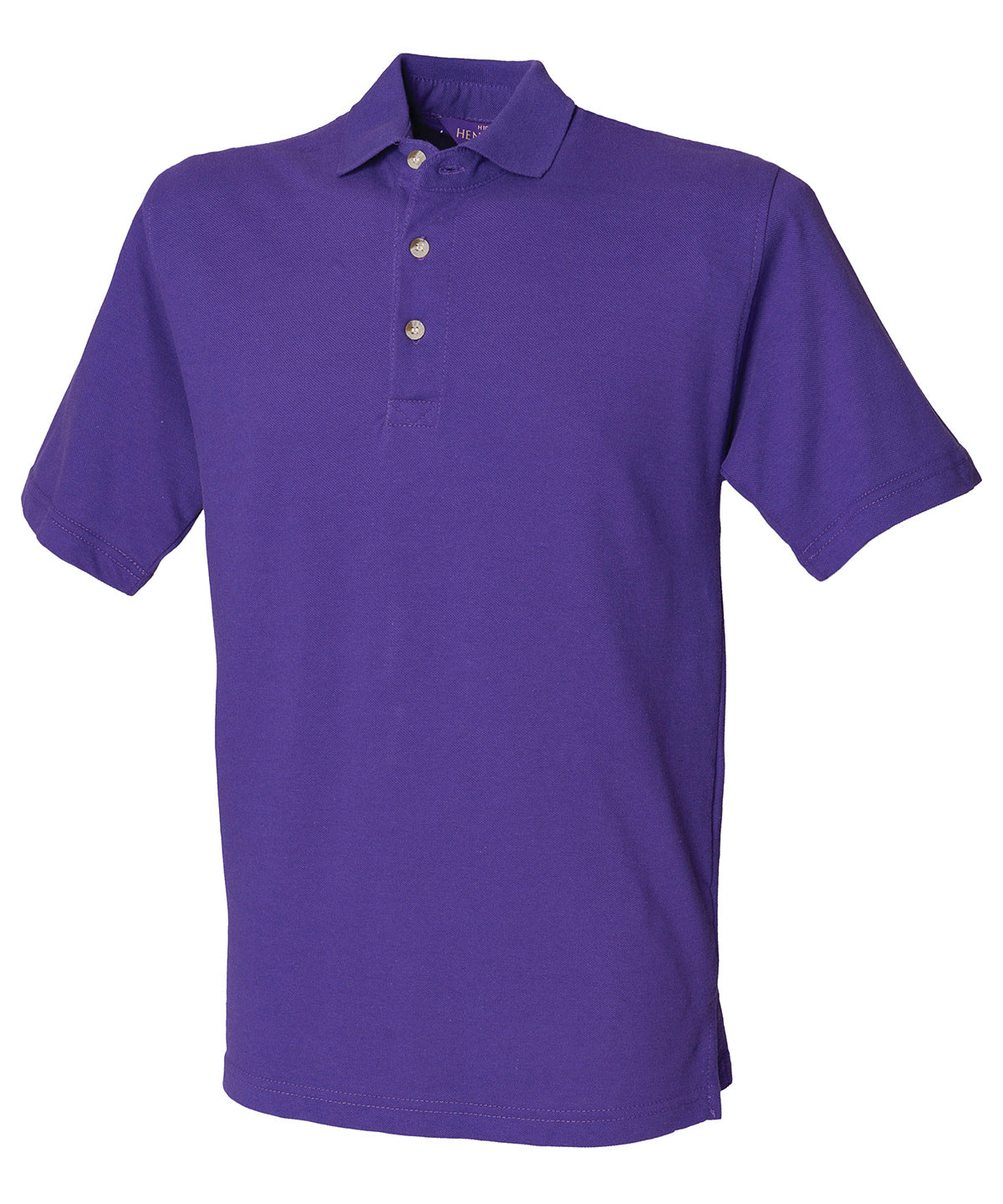 Henbury Classic Cotton Piqué Polo With Stand-up Collar