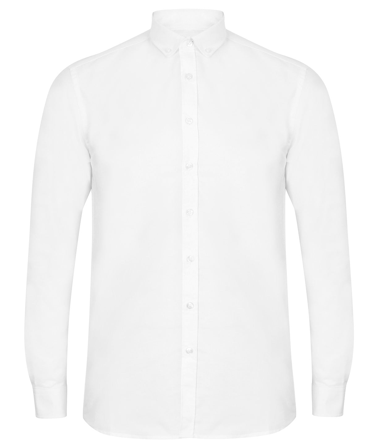 Henbury Modern Long Sleeve Oxford Shirt