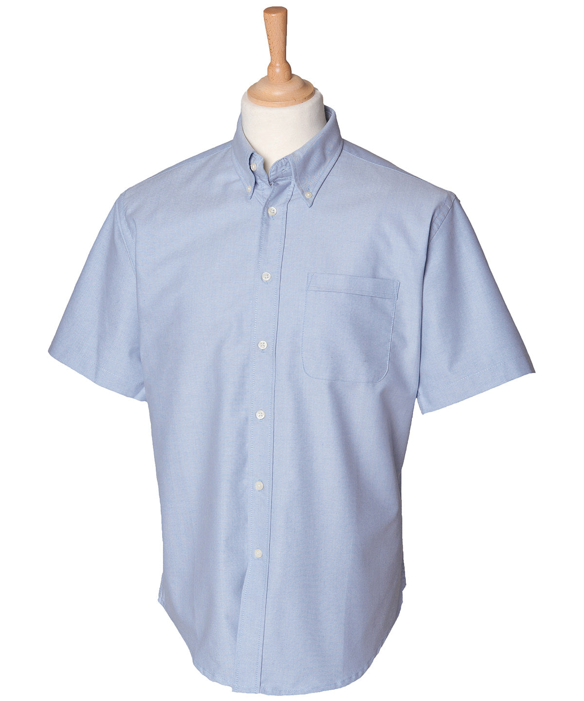 Henbury Short Sleeve Classic Oxford Shirt