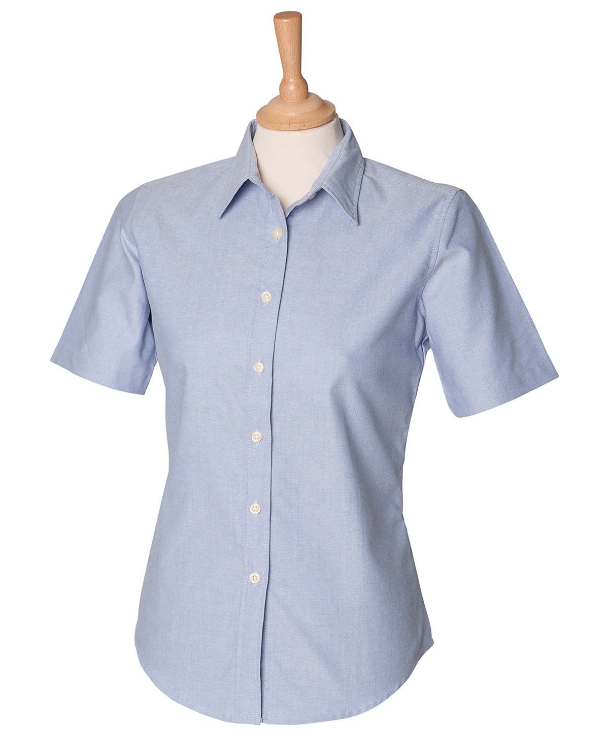 Henbury Women's Short Sleeve Classic Oxford Shirt