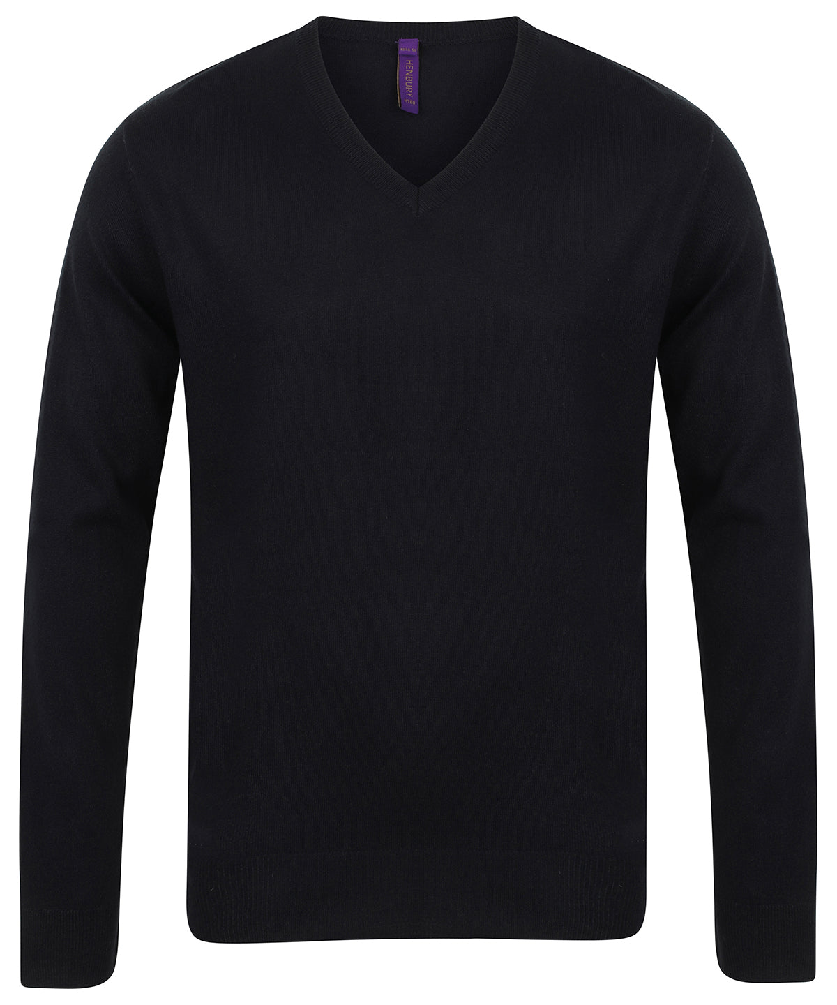 Henbury 12 Gauge V-neck Jumper