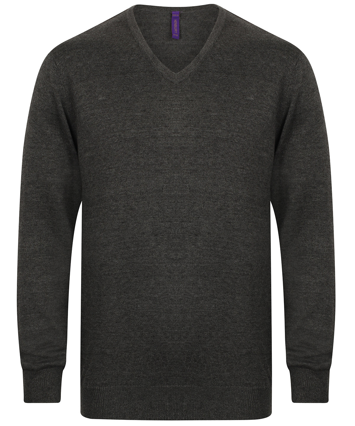 Henbury 12 Gauge V-neck Jumper