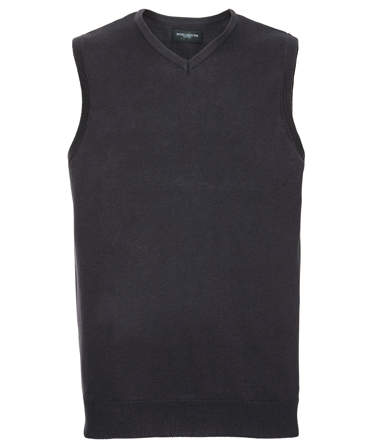 Russell Collection V-neck Sleeveless Knitted Sweater