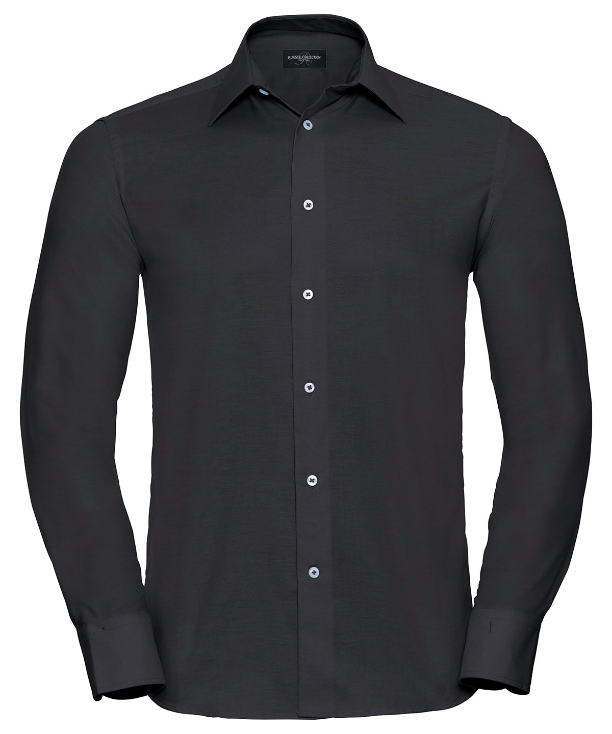 Russell Collection Long Sleeve Easycare Tailored Oxford Shirt