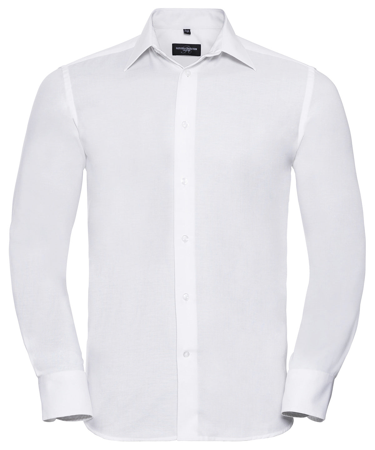 Russell Collection Long Sleeve Easycare Tailored Oxford Shirt