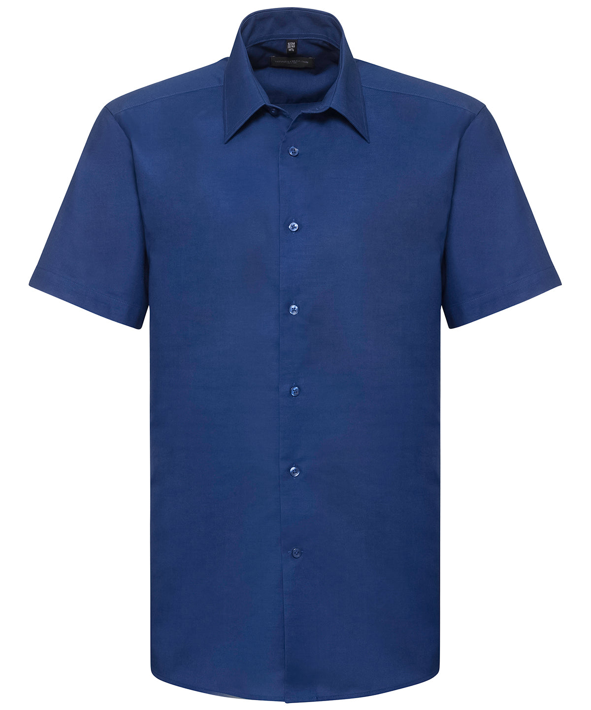 Russell Collection Short Sleeve Easycare Tailored Oxford Shirt