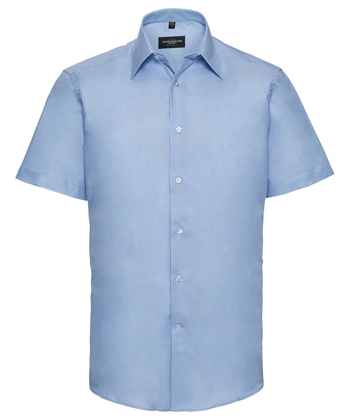 Russell Collection Short Sleeve Easycare Tailored Oxford Shirt