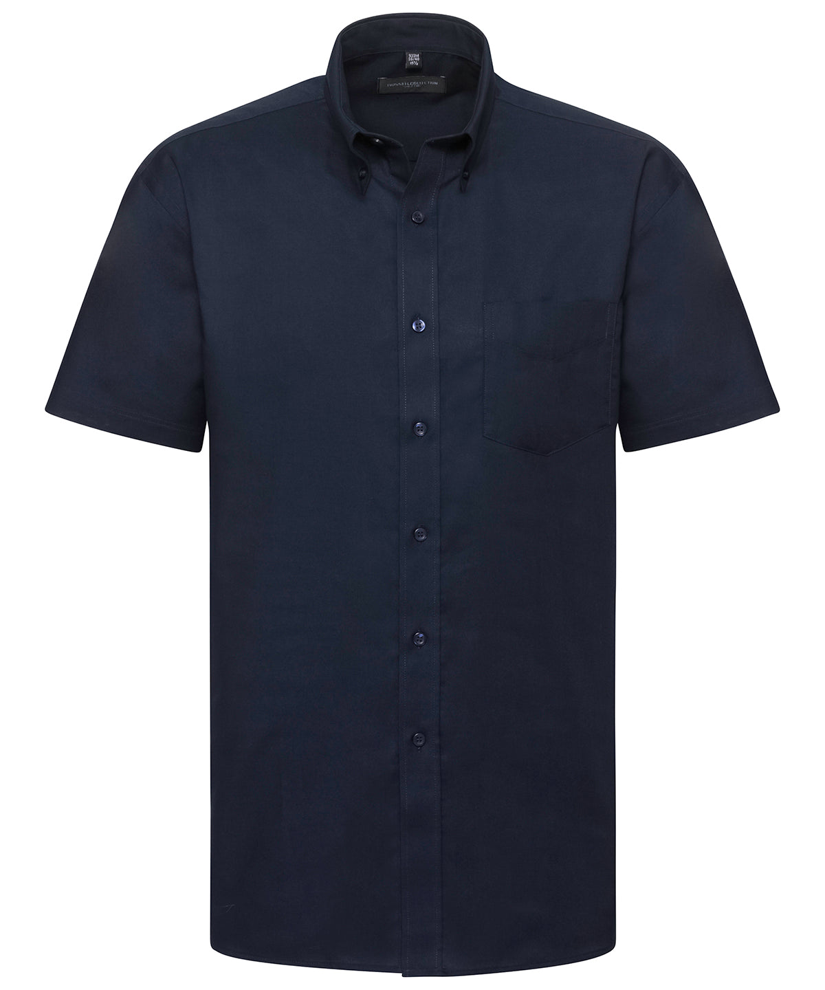 Russell Collection Short Sleeve Easycare Oxford Shirt