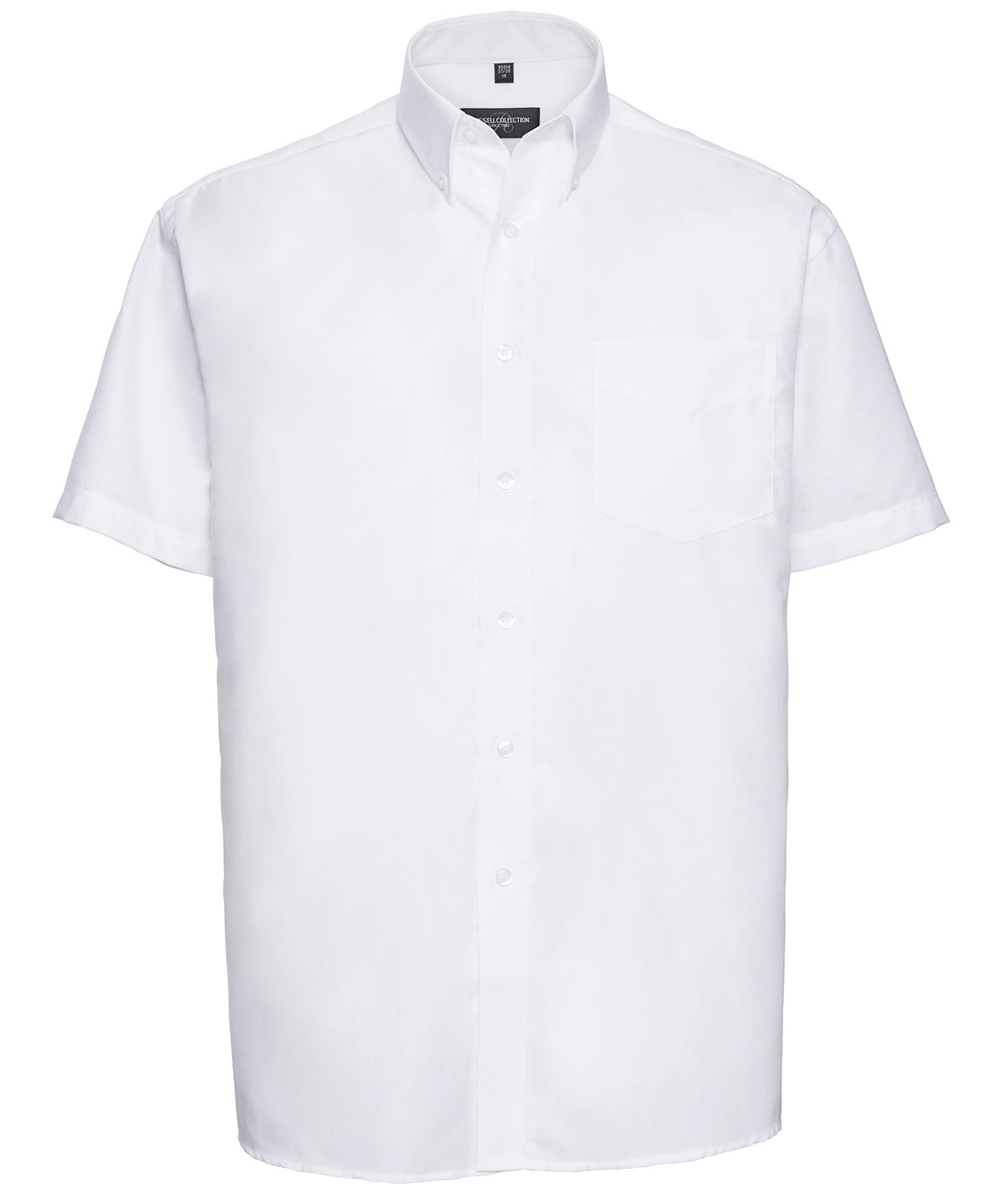 Russell Collection Short Sleeve Easycare Oxford Shirt