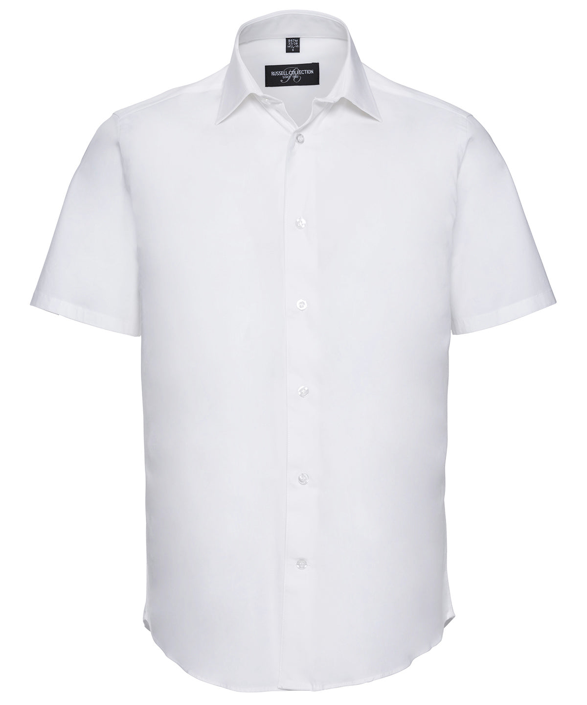 Russell Collection Short Sleeve Easycare Fitted Shirt