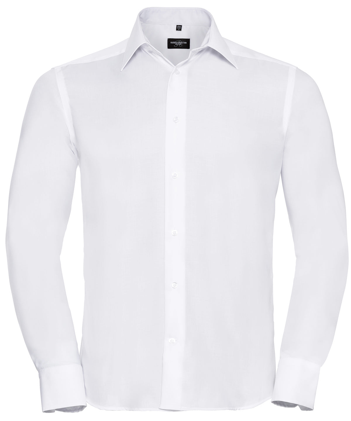 Russell Collection Long Sleeve Tailored Ultimate Non-iron Shirt