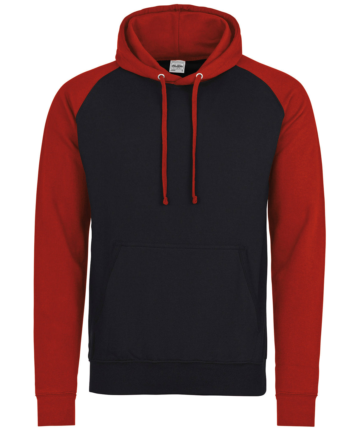 AWDis Just Hoods Baseball Hoodie