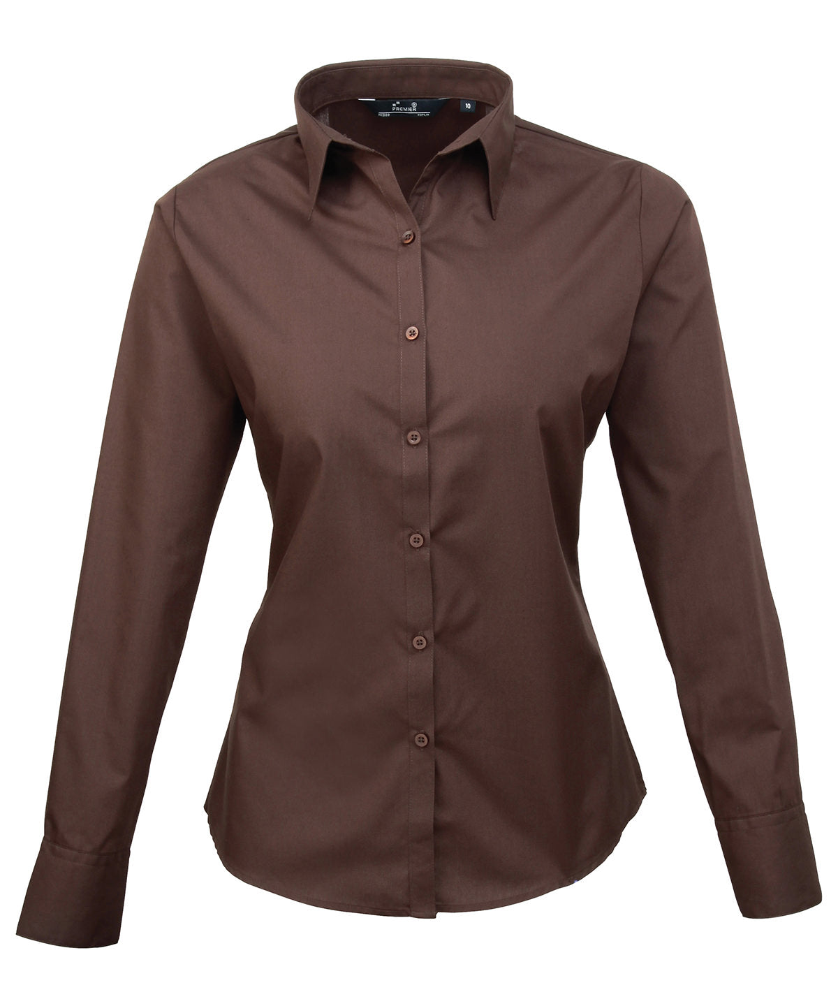 Premier Women's Poplin Long Sleeve Blouse