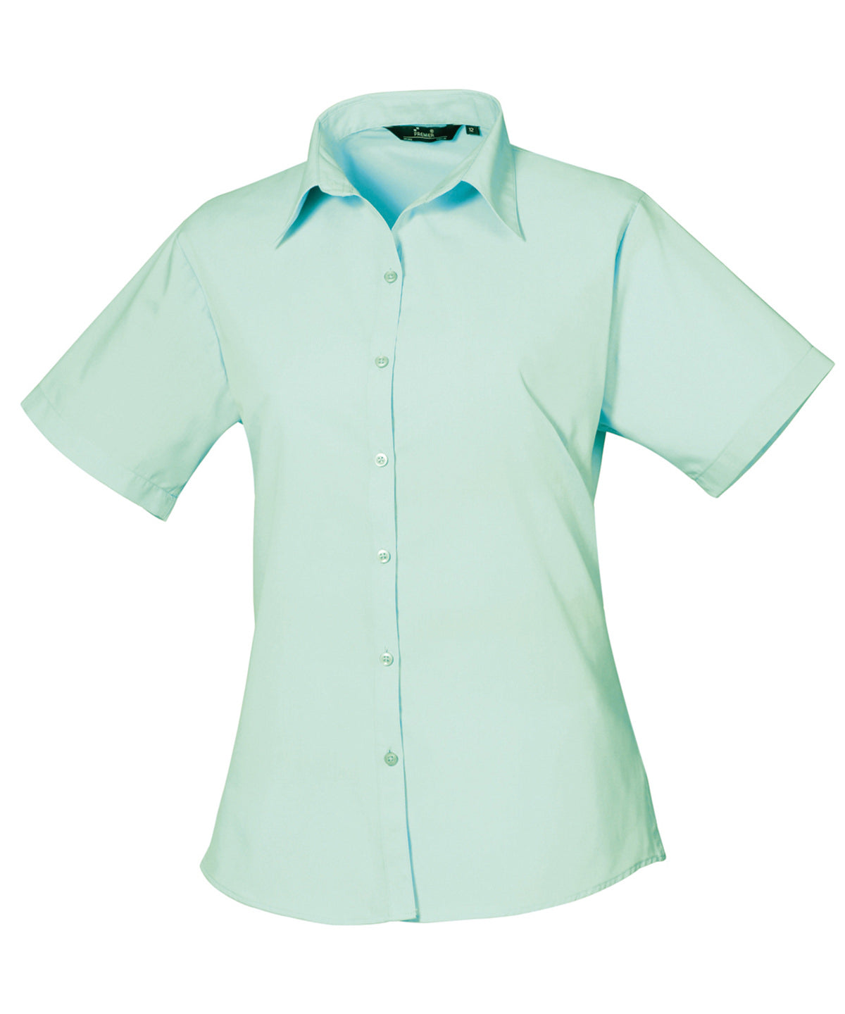 Premier Women's Short Sleeve Poplin Blouse