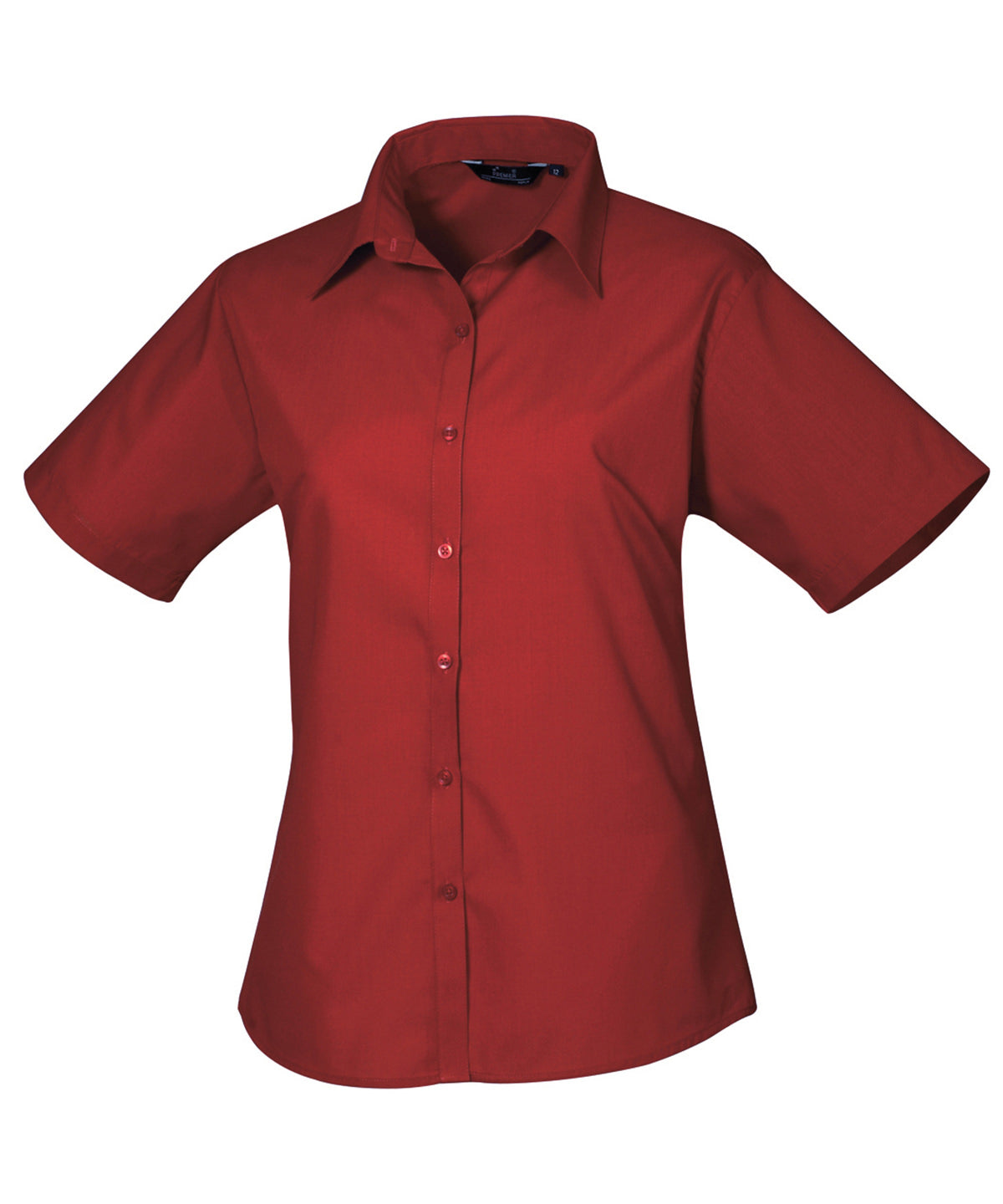 Premier Women's Short Sleeve Poplin Blouse