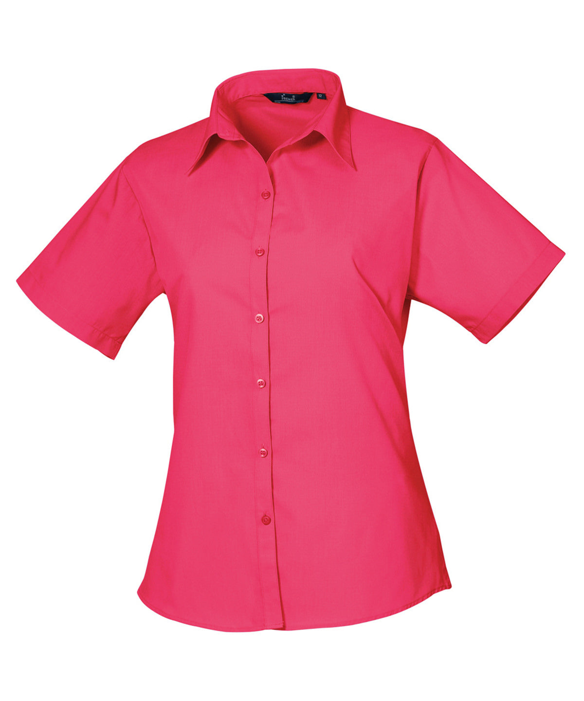 Premier Women's Short Sleeve Poplin Blouse