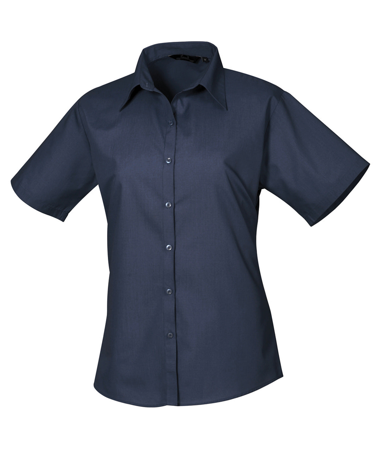 Premier Women's Short Sleeve Poplin Blouse