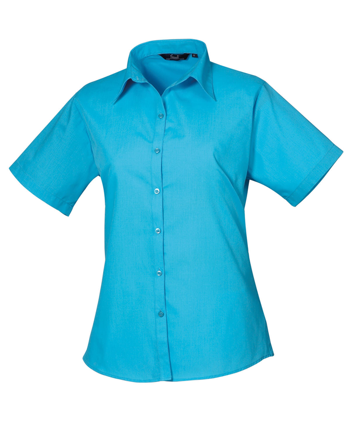 Premier Women's Short Sleeve Poplin Blouse