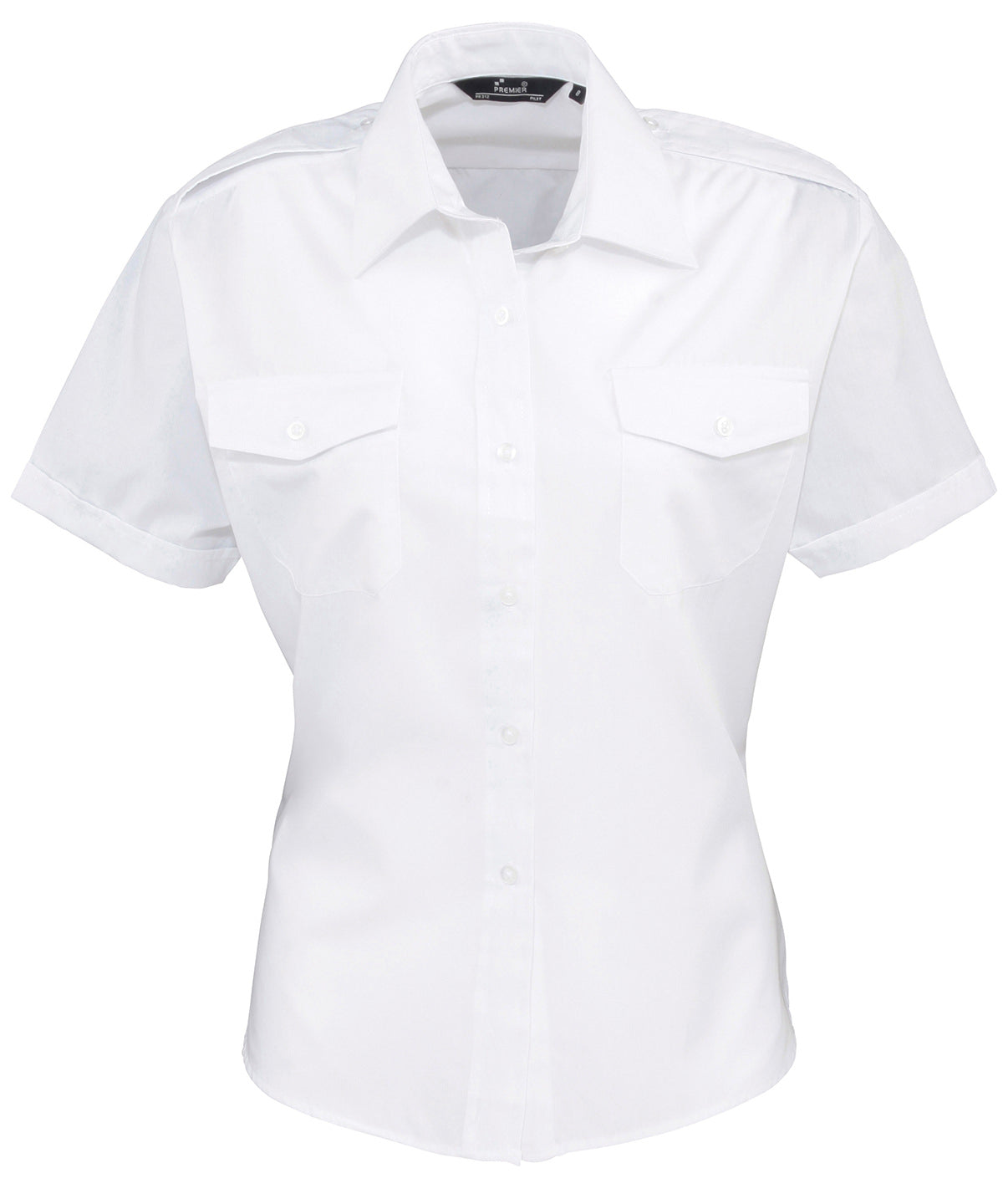 Premier Women's Short Sleeve Pilot Blouse