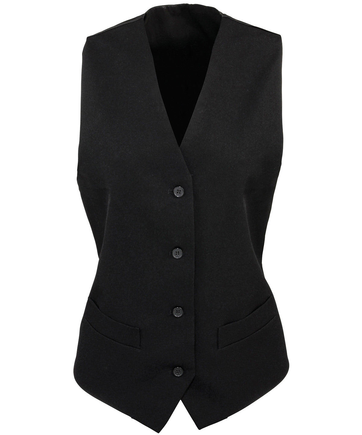 Premier Women's Lined Polyester Waistcoat