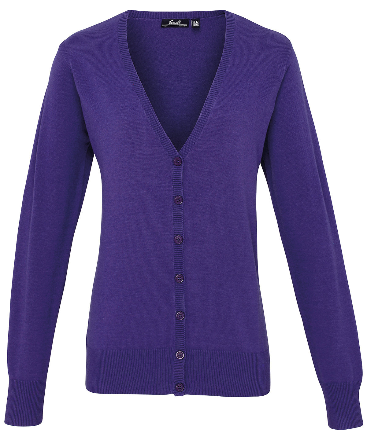 Premier Women's Button-through Knitted Cardigan