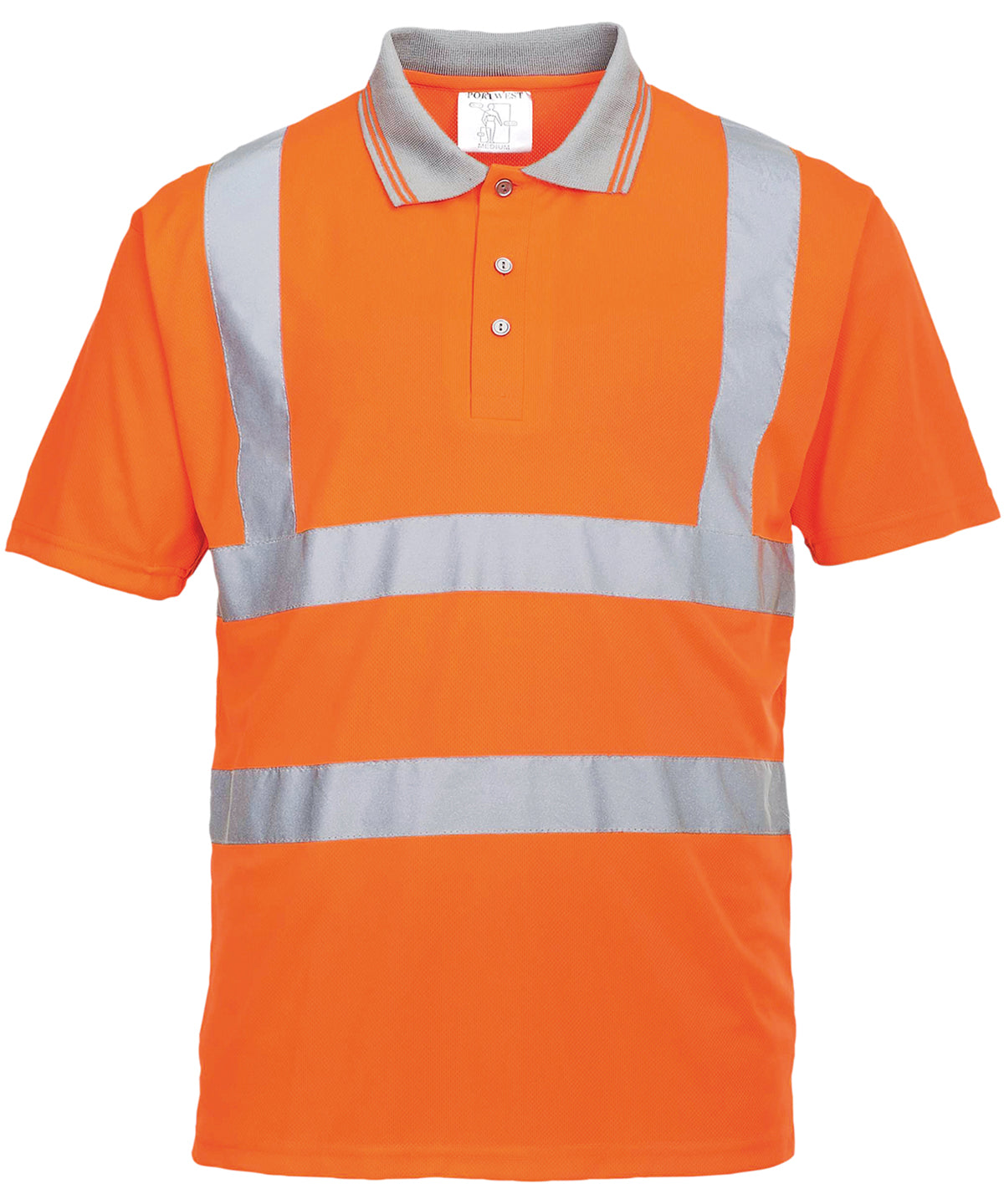 Portwest Hi-vis Short Sleeved Polo (S477/RT22)