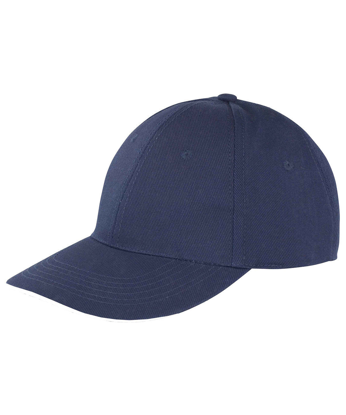 Result Headwear Memphis Brushed Cotton Low-profile Sandwich Peak Cap