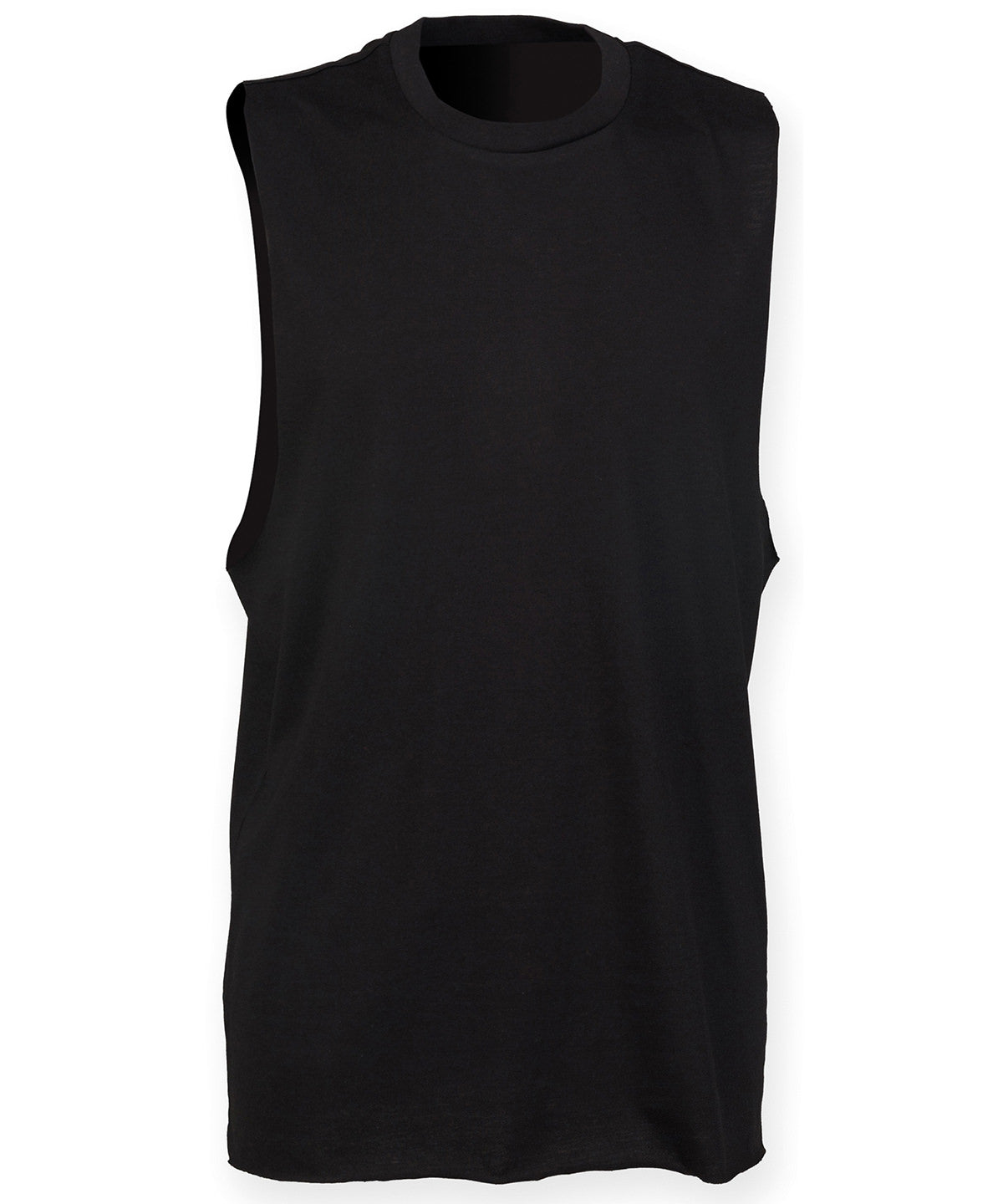 SF High Neck Slash Armhole Vest