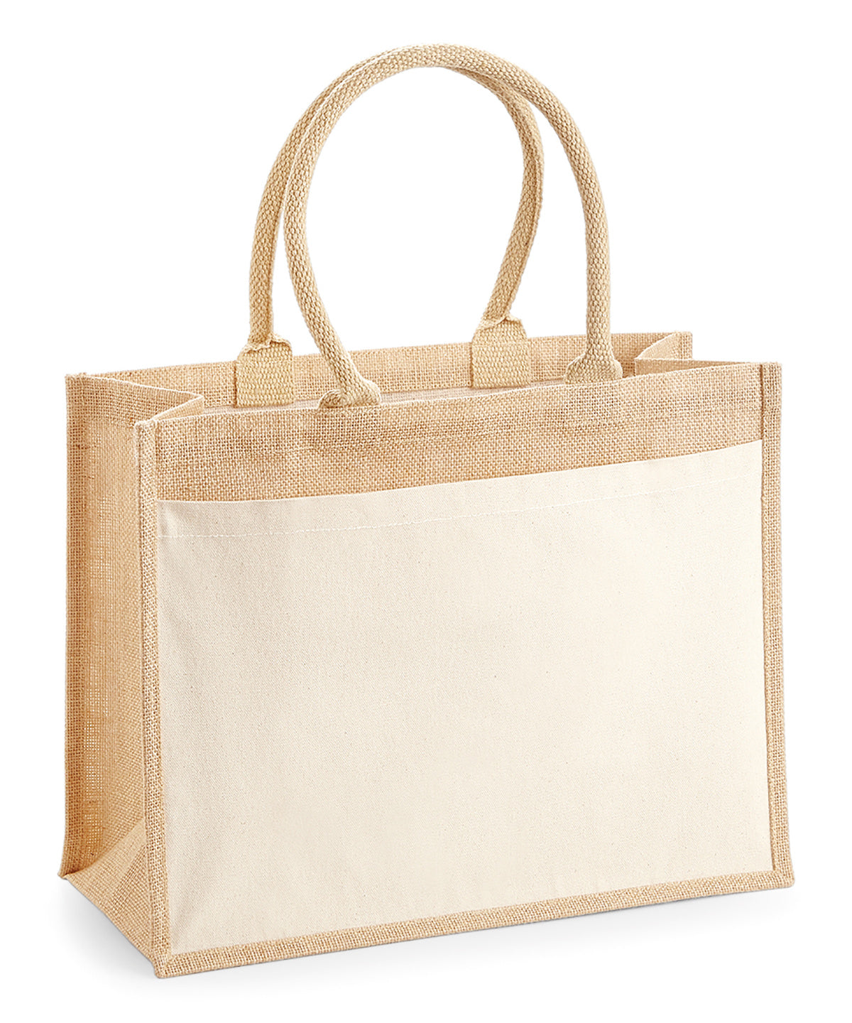 Westford Mill Cotton Pocket Jute Shopper