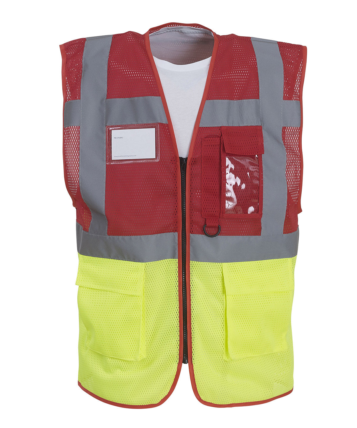 Yoko Hi-vis Top Cool Open-mesh Executive Waistcoat (HVW820)