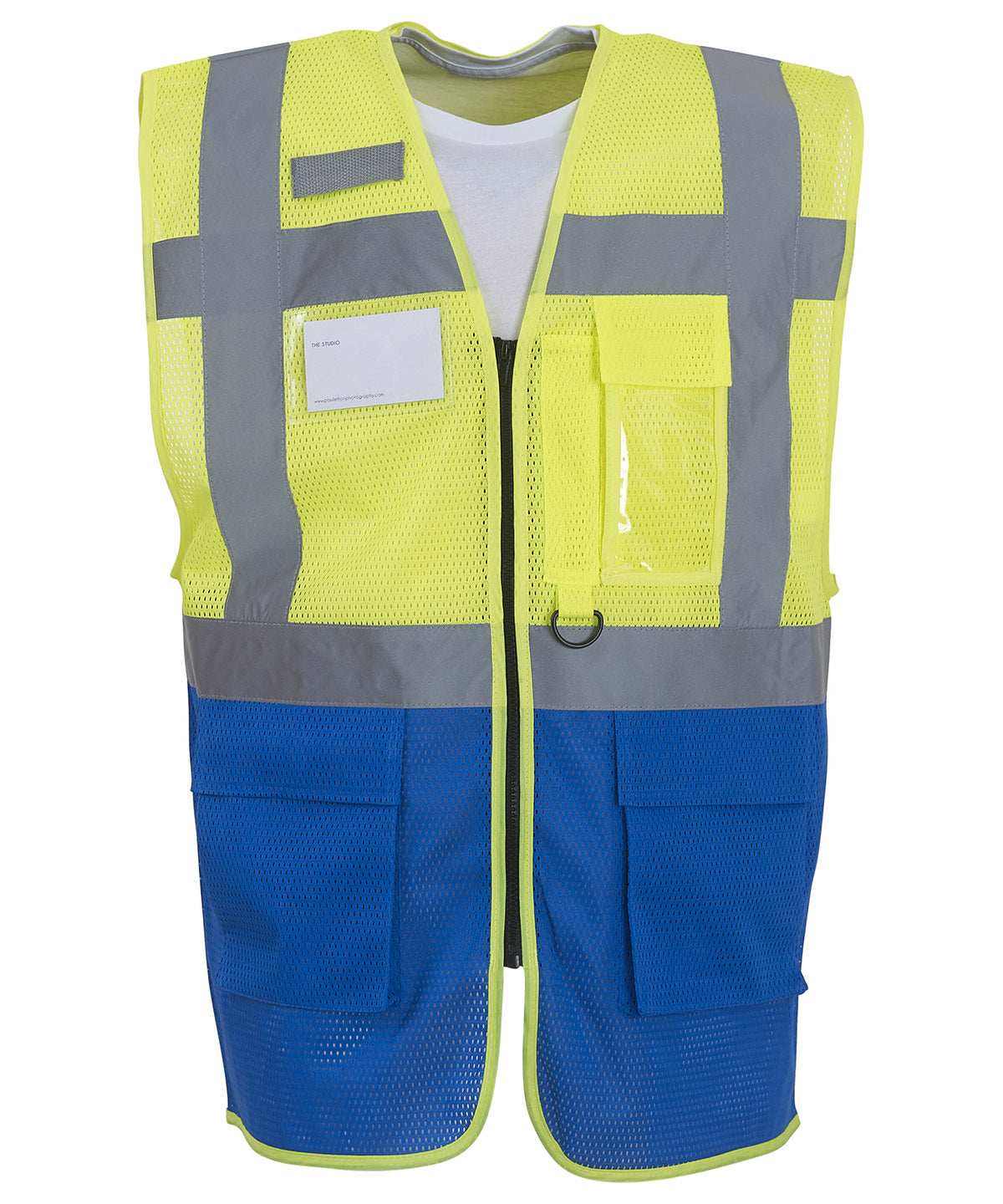 Yoko Hi-vis Top Cool Open-mesh Executive Waistcoat (HVW820)