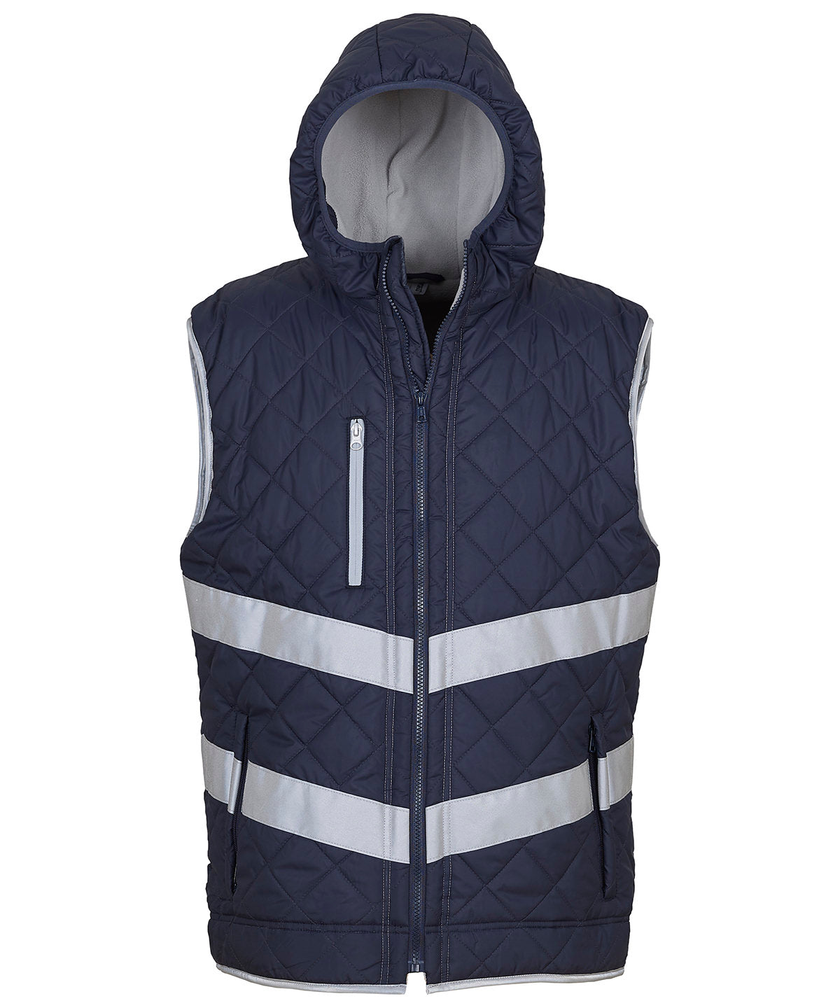 Yoko Hi-vis Kensington Hooded Gilet (HV007)