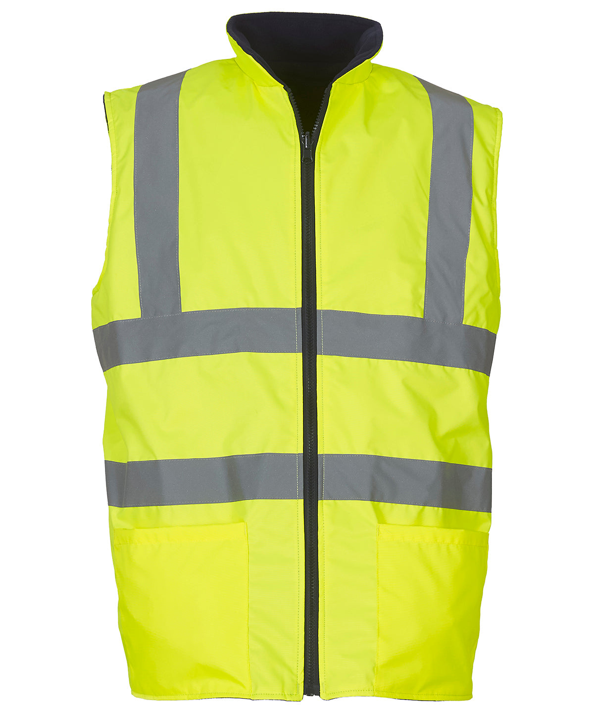 Yoko Hi-vis Reversible Fleece Bodywarmer (HV008F)