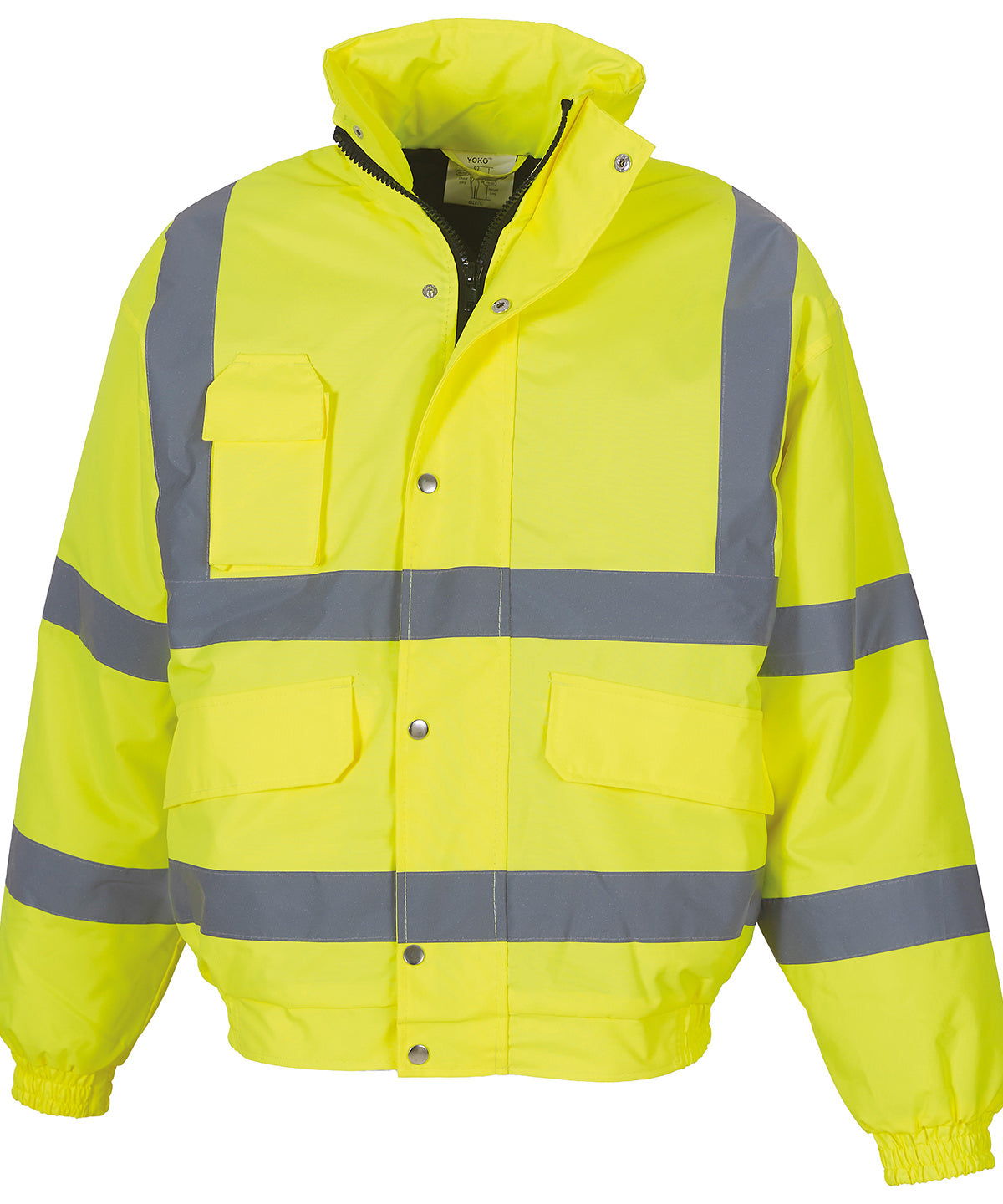 Yoko Hi-vis Classic Bomber Jacket (HVP211)