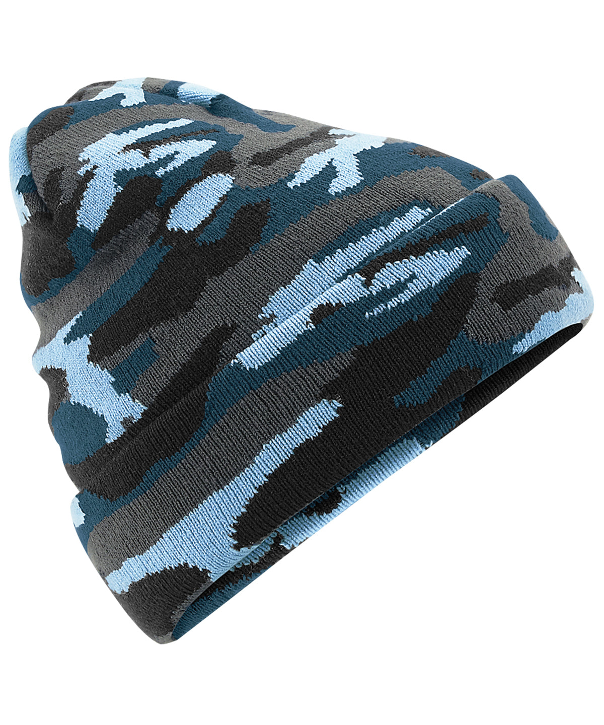 Beechfield Camo Cuffed Beanie