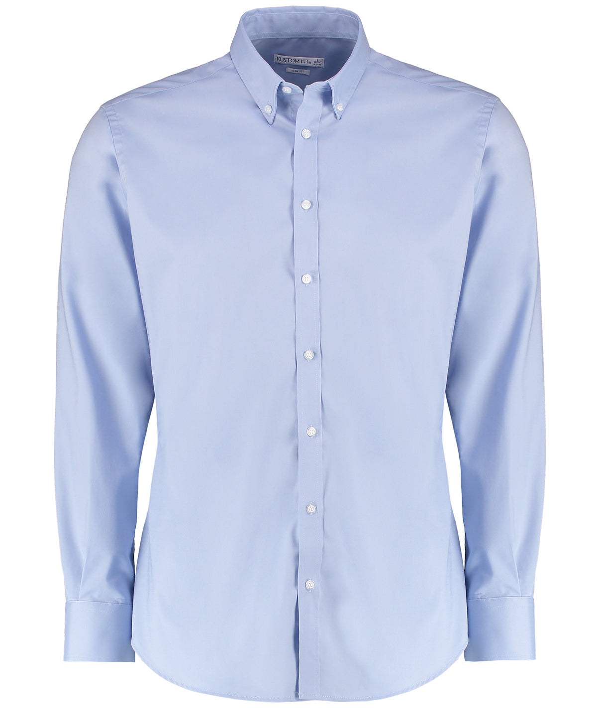 Kustom Kit Stretch Oxford Shirt Long-sleeved (slim Fit)