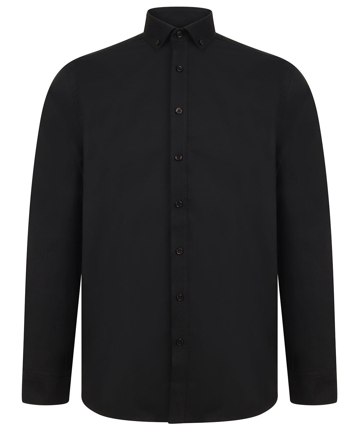 Henbury Modern Long Sleeve Oxford Shirt