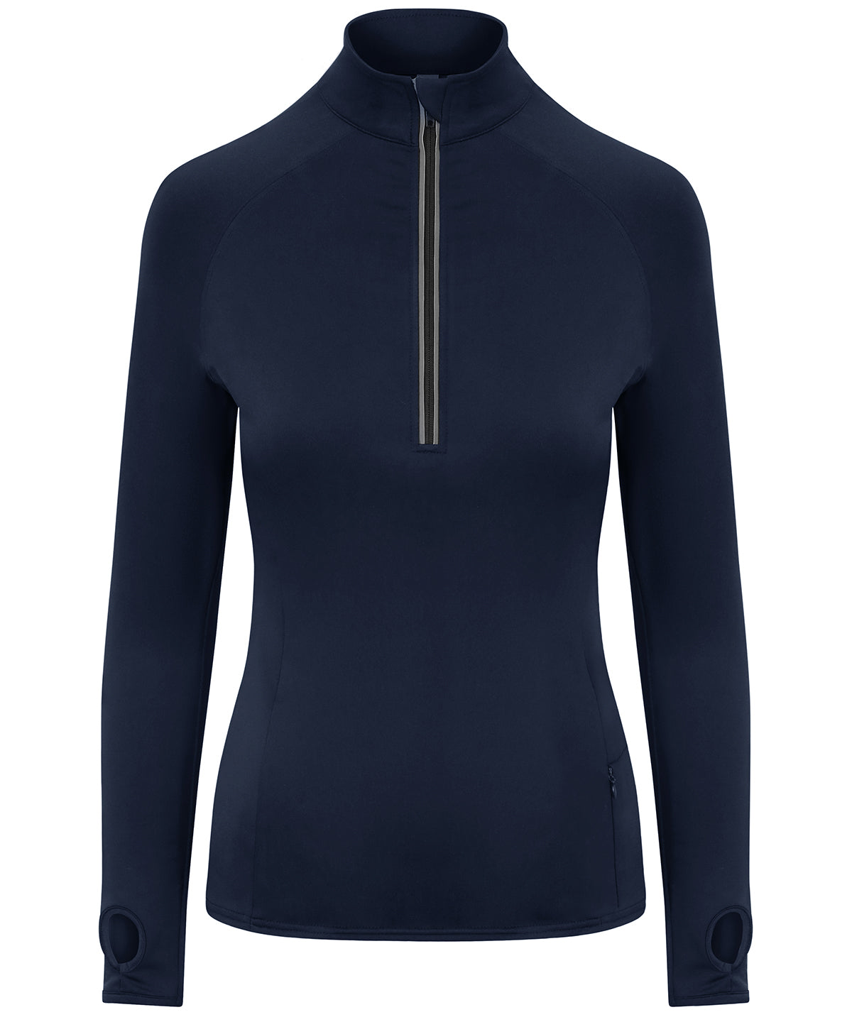 AWDis Just Cool Women's Cool Flex Long Half-zip Top