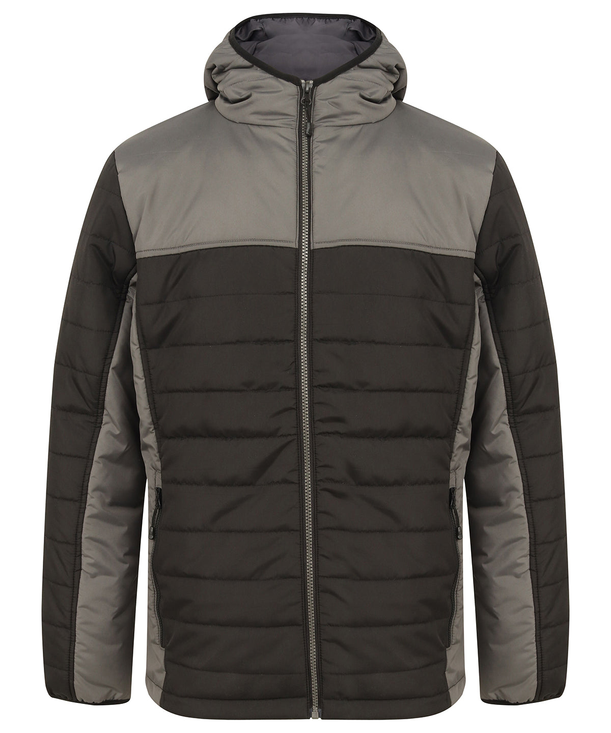 Finden & Hales Hooded Contrast Padded Jacket